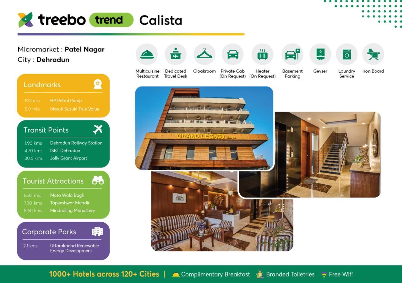 Treebo Trend Calista Hotel Dehradun Exterior photo